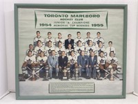 Framed print of the 1954-55 Junior “A” Champions