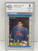 Joe Sakic 1989-90 O-Pee-Chee Trading Card. #113.