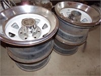 (4) Chevy 6 lug 15" wheels