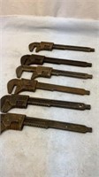 Antique Ford adj. wrenches with pin handle