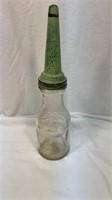 Oil bottle with Mobileoil spout