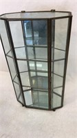 Vtg glass curio cabinet