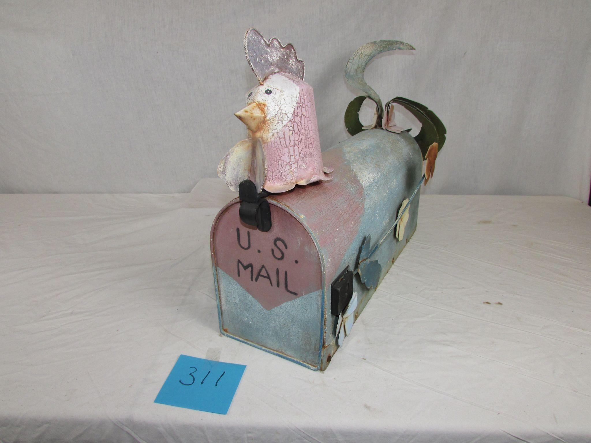 Decorative Rooster Mailbox