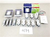Leviton Rocker Switches + Electrical Outlets