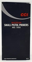 1000 CCI Magnum Primers Small Pistol #550