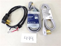 Dryer and Range Appliance Power Cords