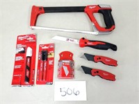 Milwaukee Handsaw, Jab Saw, Blades and Markers