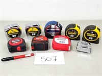 Stanley, Milwaukee, Kobalt and Other Tape Measures