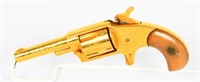 Gold Plated NY Pistol Co. Wide Awake Revolver .32
