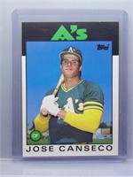 Jose Canseco 1986 Topps Traded Rookie