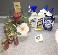 Cleaning Supplies and Perfume