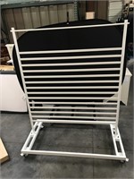 Metal Rolling Display Rack/Room Divider