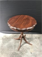 Duncan Phyfe Style Walnut Side Table