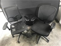 2 Mesh Back Adjustable Computer Chairs