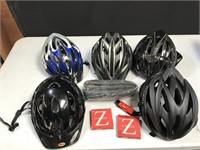 Bicycle Helmets 3 Bell & 2 Giro