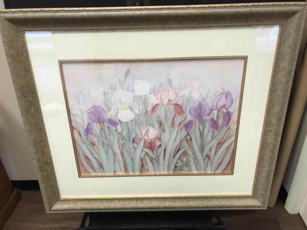 Print of Irises by Mary Wilburn