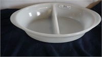 Vintage Glass Bake Divided Baking Dish