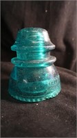 Vintage Glass Insulator w/chip