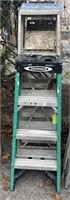 2- 5' Aluminum & 1 Werner 4' Ladder