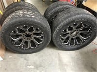 Fuel Assault 20" Rims & Toyo LT295/55 R20 Tires