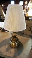 Metal Candlestick Lamp w/shade