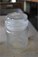 Tall Glass Candy Jar