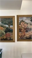 Isabelle De Borchgrave Garden  Prints 49 x 33
