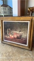 Chardin Still Life Print on Canvas 19 1/2 x 15