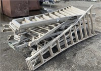 Lot of (8) 11' Aluminum Ladders