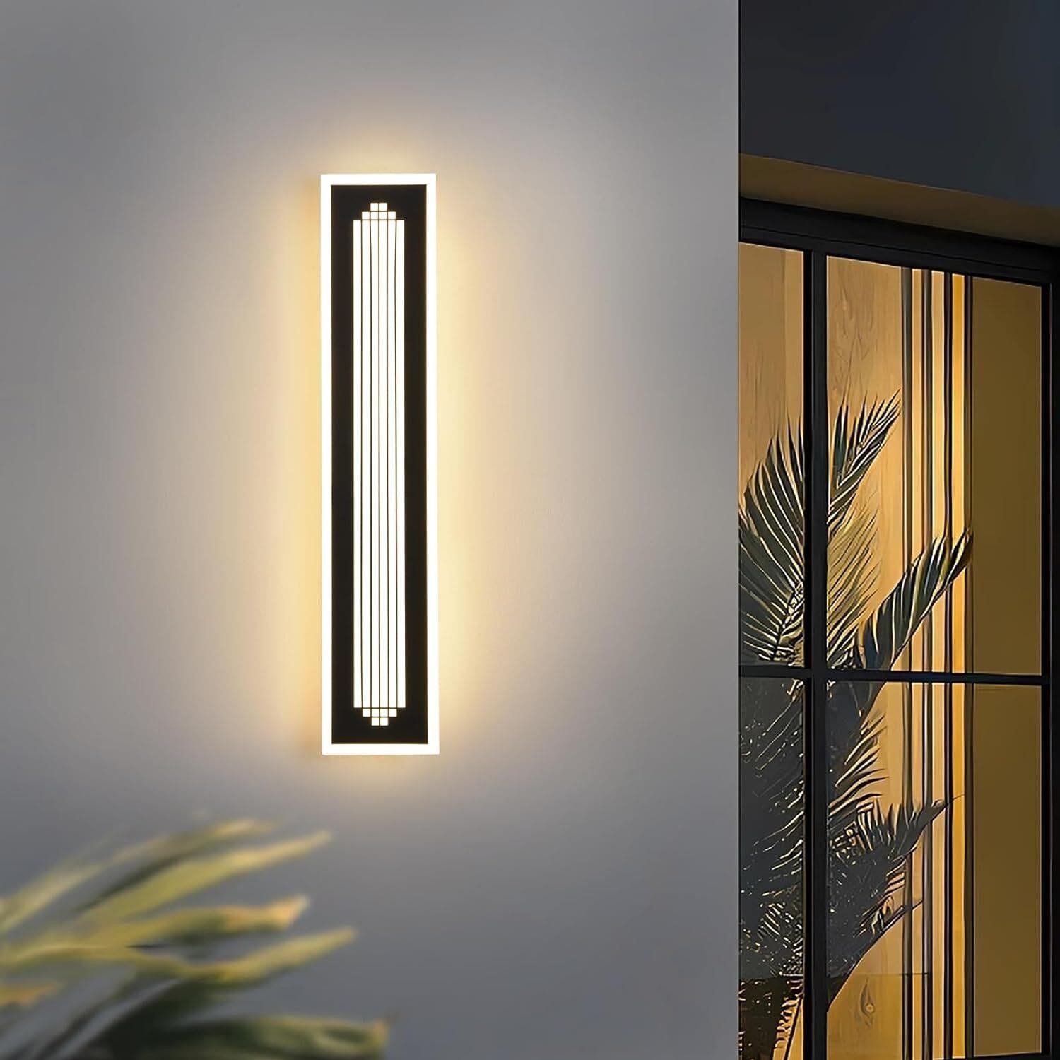 LED Outdoor Wall Light 19.5in   IP65  3000K