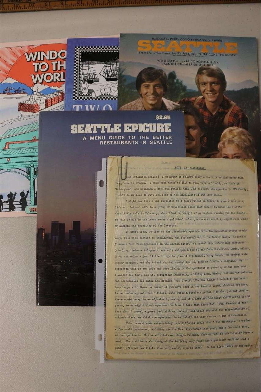 Assorted Washington State Publications