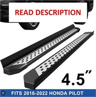 16-22 Honda Pilot 4.5' Running Boards Bars