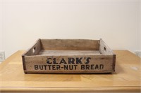 Vtg Clark's Butter-Nut Bread Crate