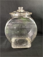 Vintage Planters Store Candy Jar with Lid