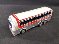 Continental Trailways Bus Tin Litho Friction Toy