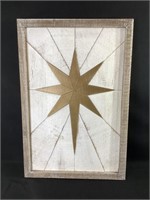 Decorative Wood Framed Star