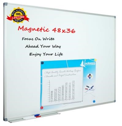 White Board Dry Erase Board 48 x 36 Inch. SEALED!
