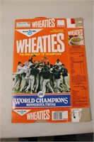 Wheaties 1987 Twins World Champions Box