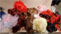 Lot of Assorted Wigs