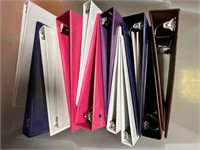 3 Ring Binder Lot