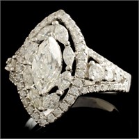 2.10ctw Diamond Ring in 18K Gold