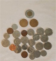 Assorted Canadian Coins