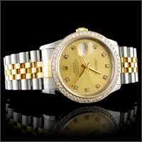 Diamond 36MM Rolex DateJust Watch