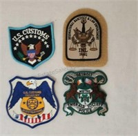 Detroit Police/US Customs/Assorted Patches