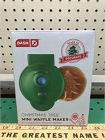 Dash mini waffle maker, new in box, Christmas