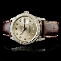 1.50ctw Diamond 36MM Rolex DateJust Watch