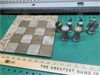 Ceramic Chess set with board, looks complete
