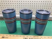 3  travel coffee cups