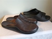 Men's Romika Leather Slide On Slippers & Oofos
