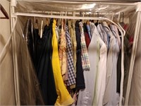 Men's Clothing - Portable Closet Contents - Sizes